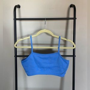 Blue Crop Tank
